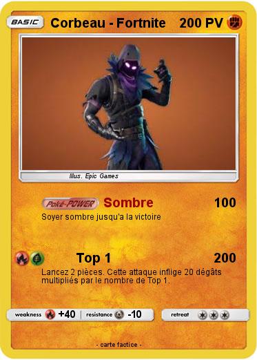 Pokemon Corbeau - Fortnite