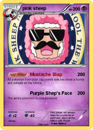 Pokemon pink sheep