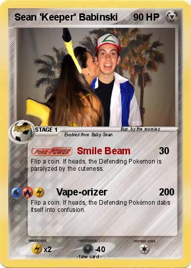 Pokemon Sean 'Keeper' Babinski