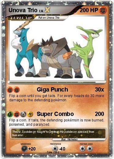 Pokemon Unova Trio