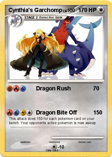 Pokemon Cynthia's Garchomp