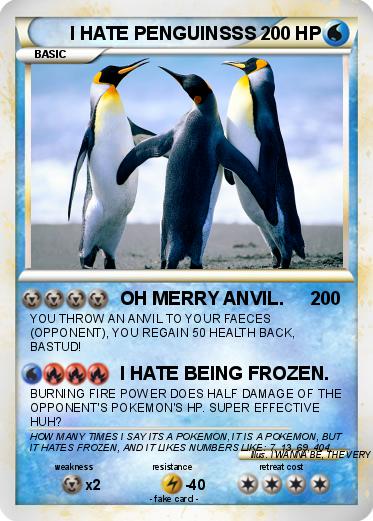Pokemon I HATE PENGUINSSS