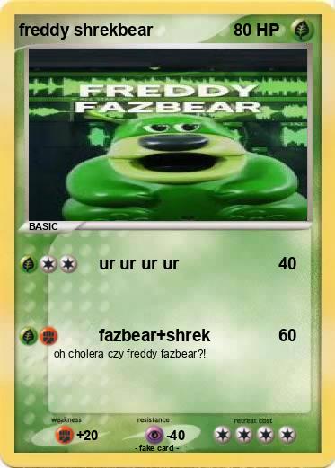 Pokemon freddy shrekbear