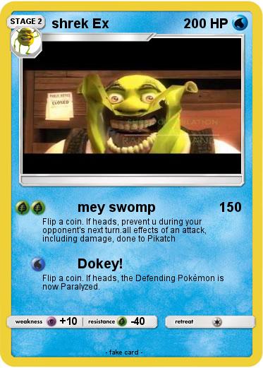 Pokemon shrek Ex
