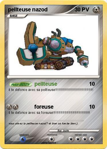 Pokemon pellteuse nazod