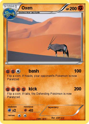 Pokemon Oxen