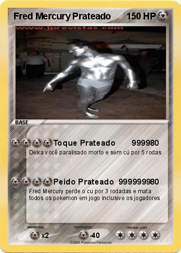 Pokemon Fred Mercury Prateado                                 