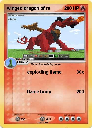 Pokemon winged dragon of ra