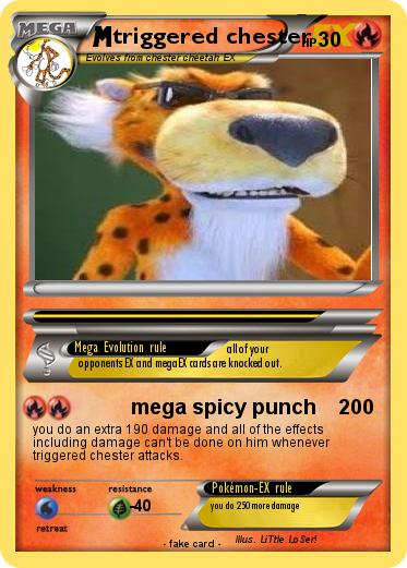 Pokemon triggered chester