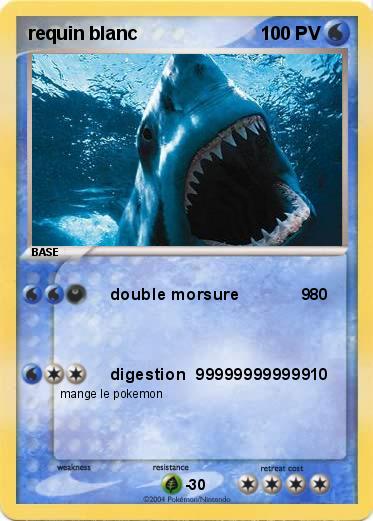 Pokemon requin blanc