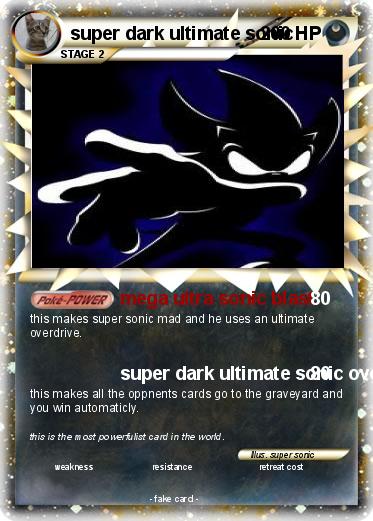 Pokemon super dark ultimate sonic