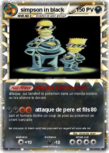 Pokemon simpson in black