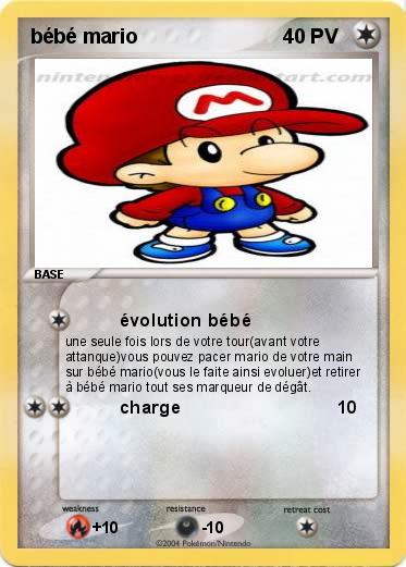 Pokemon bébé mario