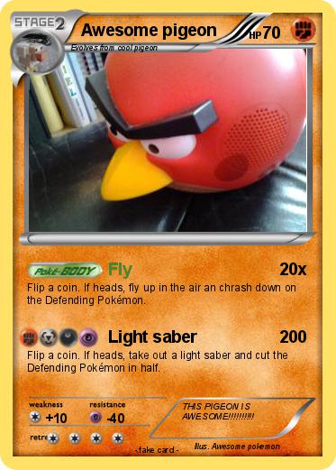Pokemon Awesome pigeon
