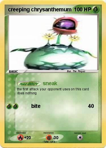 Pokemon creeping chrysanthemum