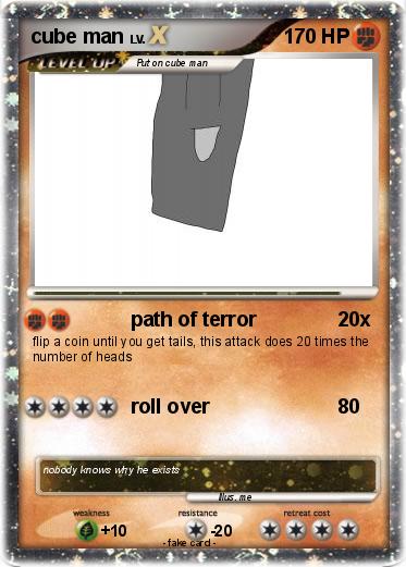 Pokemon cube man