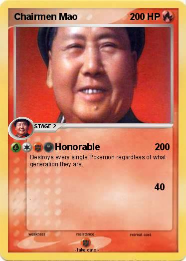 Pokemon Chairmen Mao