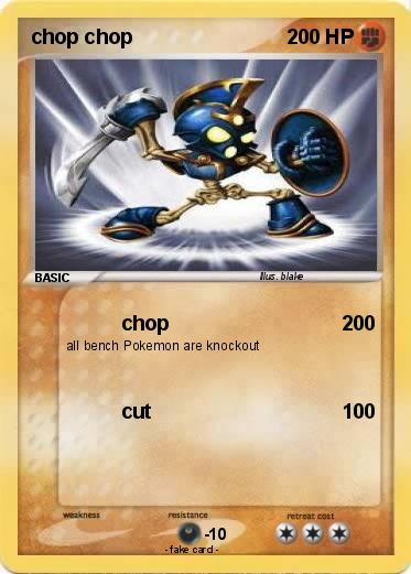 Pokemon chop chop