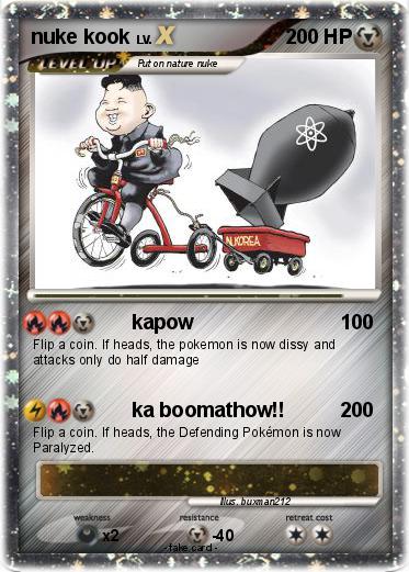 Pokemon nuke kook