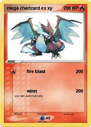 Pokemon mega charizard ex xy
