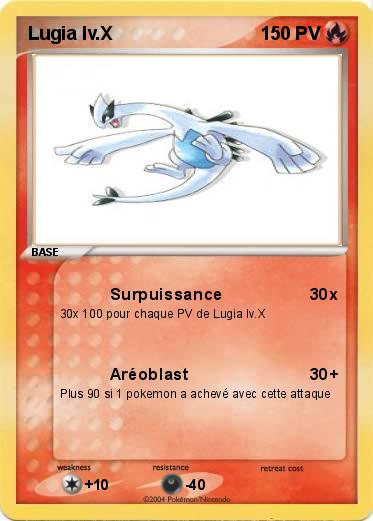 Pokemon Lugia lv.X