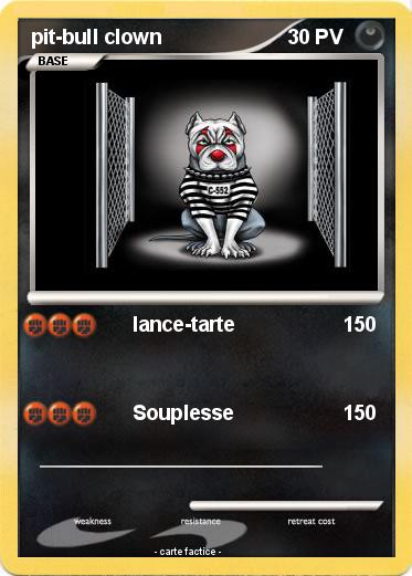 Pokemon pit-bull clown