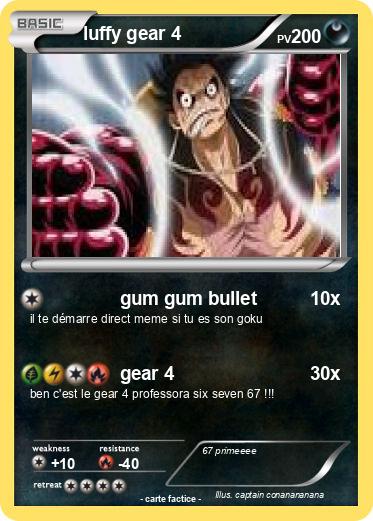 Pokemon luffy gear 4