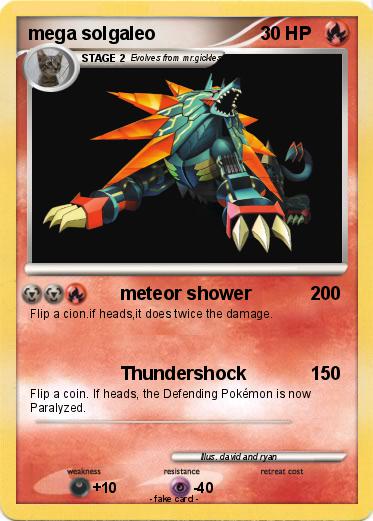 Pokemon mega solgaleo