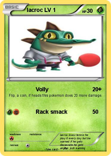 Pokemon lacroc LV 1