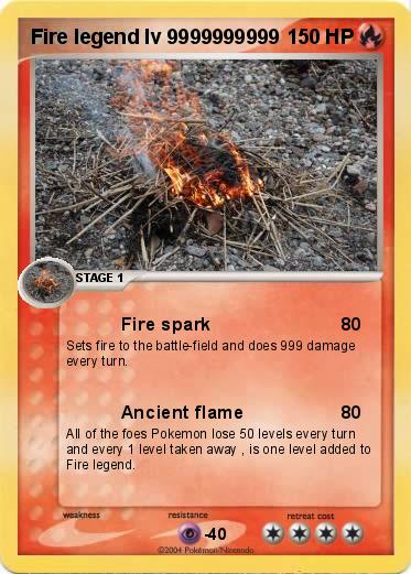 Pokemon Fire legend lv 9999999999