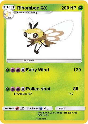 Pokemon Ribombee GX