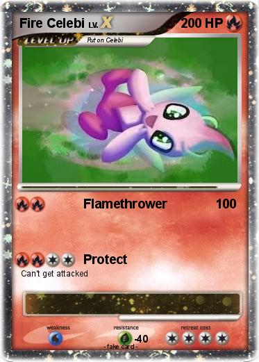 Pokemon Fire Celebi