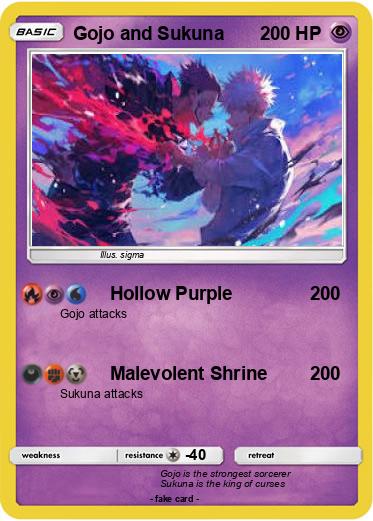 Pokemon Gojo and Sukuna