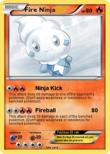 Pokemon Fire Ninja