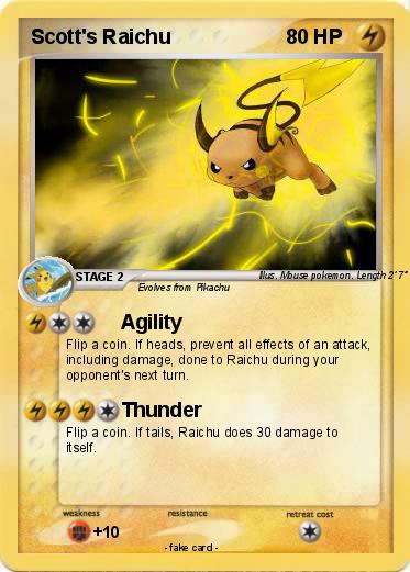 Pokemon Scott's Raichu
