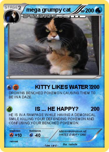 Pokemon mega grumpy cat