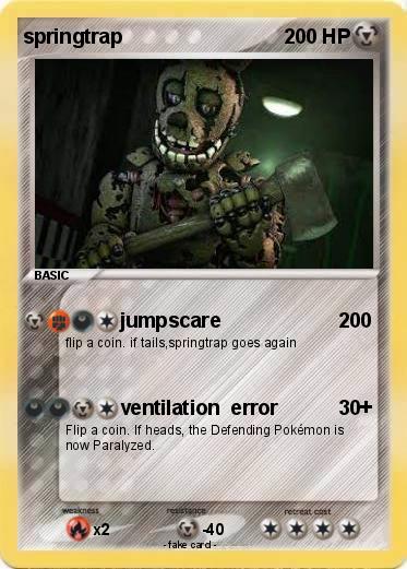 Pokemon springtrap