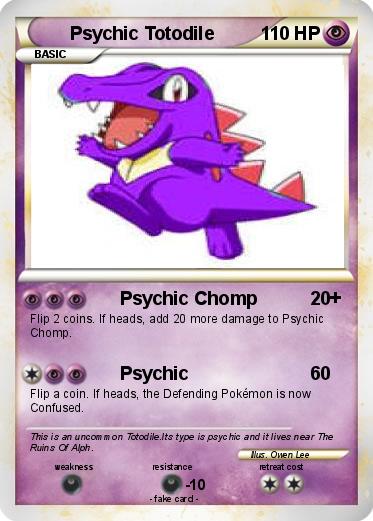 Pokemon Psychic Totodile