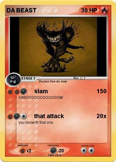 Pokemon DA BEAST