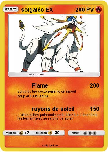 Pokemon solgaléo EX