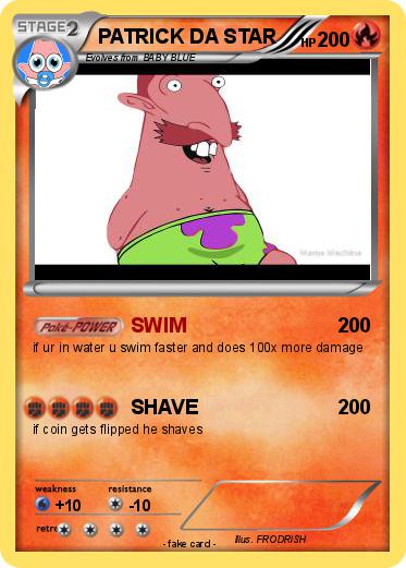 Pokemon PATRICK DA STAR