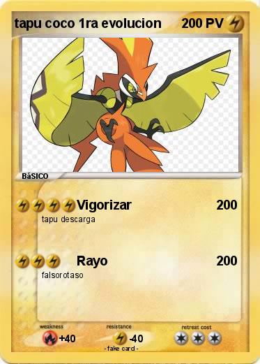 Pokemon tapu coco 1ra evolucion