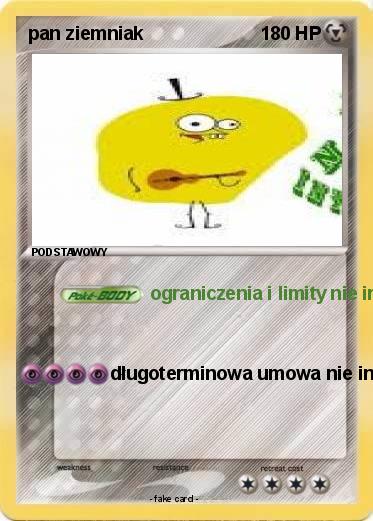 Pokemon pan ziemniak