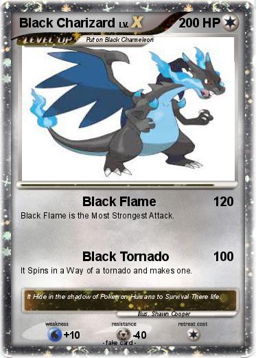 Pokemon Black Charizard