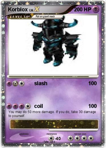 Pokemon Korblox