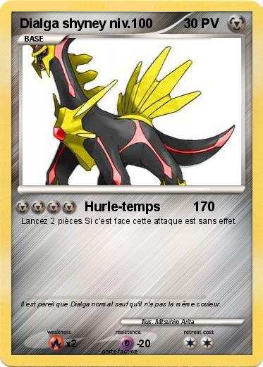 Pokemon Dialga shyney niv.100