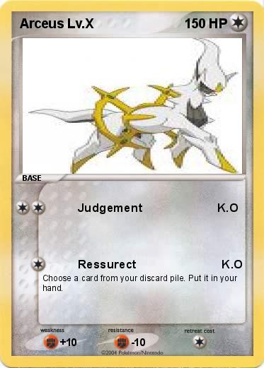 Pokemon Arceus Lv.X