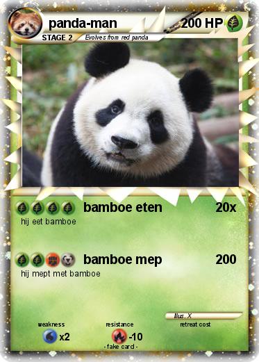 Pokemon panda-man