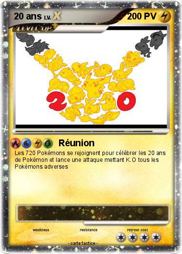 Pokemon 20 ans