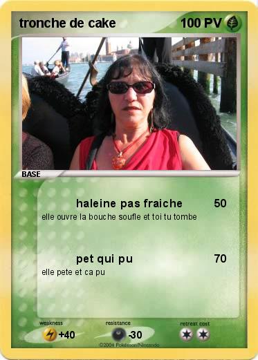 Pokemon tronche de cake 